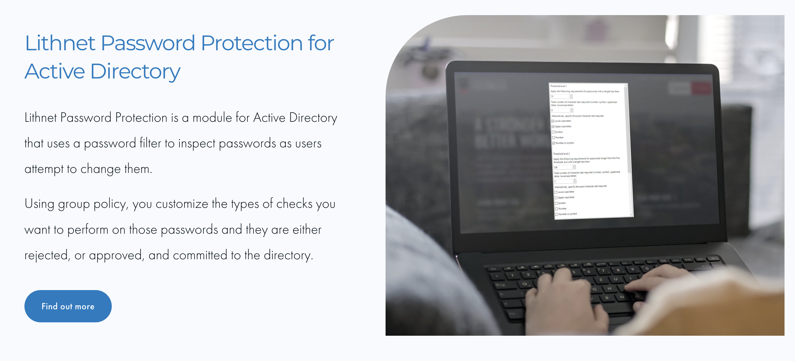 screenshot of Lithnet Access Manager